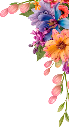 Adorno floral superior derecho