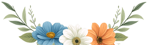 Adorno floral central